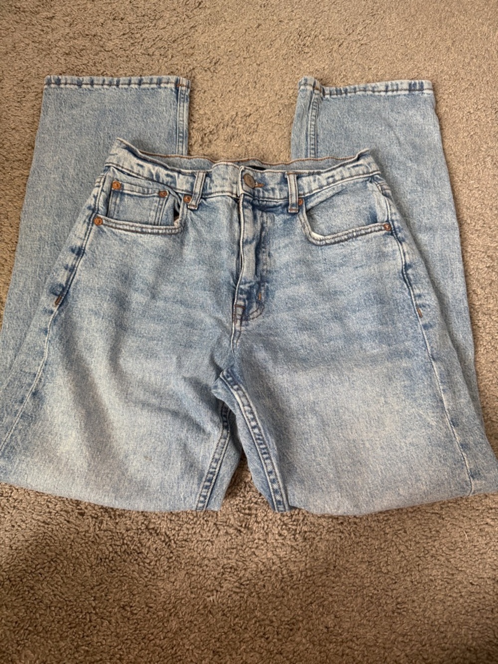 Aeropostale Light Blue Denim Jeans with Navy Label